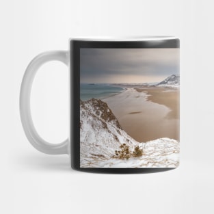 Rhossili Bay in the winter Mug